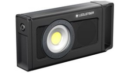 502172, Rechargeable Workplace Floodlight with Bluetooth Speaker 34W 2500lm 6600K IP54, LED Lenser