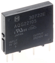AQG22112, Solid State Relay 12 VDC, Panasonic