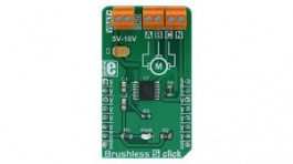 MIKROE-3032, Brushless 5 Click 3-Phase BLDC Motor Driver Module 3.3V, MikroElektronika