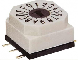 RND 210-00114, PCB coding switch HEX 3+3, RND Components
