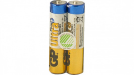 GP 24AUP-S2 / LR03 / AAA ULTRA PLUS [2 шт], Primary battery 1.5 V, LR03, GP Batteries