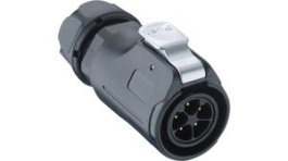2650 03 T12CB T, Quicklock Size 20, / Plug 3 Contacts, 20A, 500V, IP67, LUTRONIC