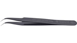 5-055-UF-13, SMD/ESD Tweezers 7a SA Stainless Steel Sickle Shaped/Very Sharply Pointed 120mm, Bernstein