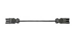 375.038, IEC Device Cable GST18i3 Male - GST18i3 Female 2m Black, Bachmann