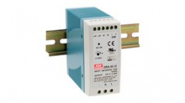 DRA-40-12, 1 Output DIN Rail Power Supply Adjustable 12V 3.34A 40.08W, MEAN WELL