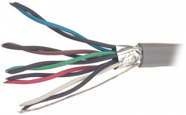 6206C SL001 [305 м], Data cable Shielded&nbsp;&nbsp; 6 x 2 0.22 mm2, Alpha Wire