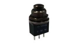 RND 210-00609, Sealed Pushbutton Switch, 1CO, ON-(ON), IP67, PCB Pins, RND Components
