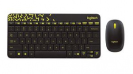 920-008384, Keyboard and Mouse, MK240, GR Greece, QWERTY/CYRILLIC, Wireless, Logitech