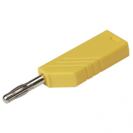 LAS N WS GELB / YELLOW, Plug diam. 4 mm Yellow CAT I, SKS Kontakttechnik