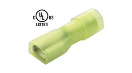 RND 465-00519 [100 шт], Blade Receptacle Nylon Yellow 6.3 x 0.8 mm Pack of 100 pieces, RND Connect