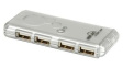 14.99.5015 USB Hub, USB 2.0, USB A Plug, Grey