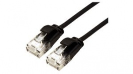 21.15.3953, Patch Cable, RJ45 Plug - RJ45 Plug, Patch Cable, U/UTP, 1m, Black, Roline