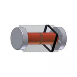 BZT55C27, Zener diode Q-mini-MELF 27 V 500 mW, Taiwan Semiconductor