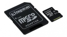 SDCS/64GB, MicroSDXC Card 64GB UHS-I, Kingston