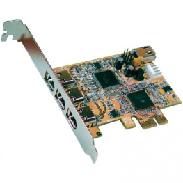 EX-16500E, PCI-E x1 Card4x FireWire, Exsys