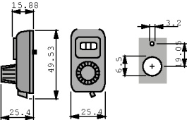 15A11B10, Регуляторы для потенциометров, Vishay