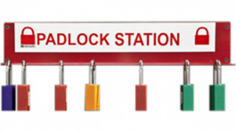 800121, Large Padlock Station;Steel, Brady