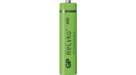 GP RECYKO 65AAAHC-2 / AAA, NiMH Rechargeable Battery AAA 1.2 V 650 mAh, GP Batteries