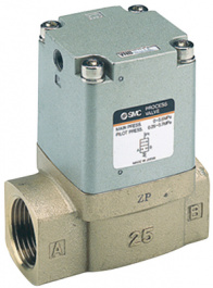 VNB104B-F8A, Pneumatic 2/2-way process valves G1/4 (DN8), SMC PNEUMATICS