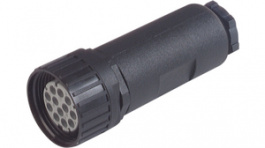 N11REFF, Cable Connector, Female, 12, Straight, M26 x 1.5/PG16, Hirschmann