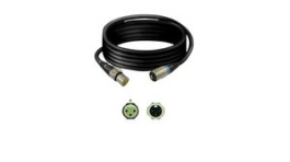 TK333, Audio Cable Mono XLR 3-Pin Plug - XLR 3-Pin Socket 3m, Tasker