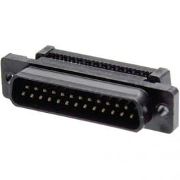 1658615-3, 15 POS HDF PLUG AP LEAD FREE D Subminiature Connector 15 Contact(s) Male 0.109 inch Pitch IDC Terminal %234-40unc Plug, TE Connectivity