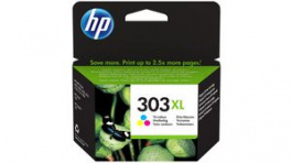 T6N03AE#301, Ink Cartridge 303XL Cyan, Magenta, Yellow, HP