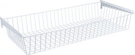 10705-00000, Wire basket, white, 800x350x120 mm, Element System