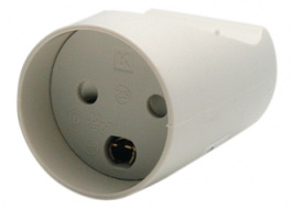 729441, Coupling straight black DK, -