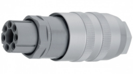 N 6 R EF, Cable Connector, Female, 7, Straight, M26 x 1.5/PG11, Hirschmann