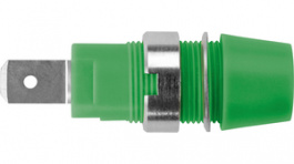 SAB 7560 NI / GN, Safety Socket diam. 4 mm green CAT III N/, Schutzinger