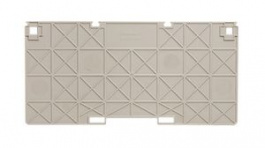 1780890000, Partition Plate, Dark Beige, Weidmuller