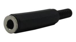 RND 205-01034, Extension Jack 6.35 mm Black, RND Connect