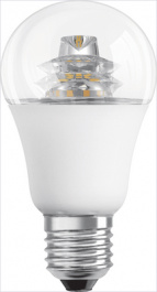 LED CLA40 DIM CS 6W/827 E2, LED lamp E27, Osram