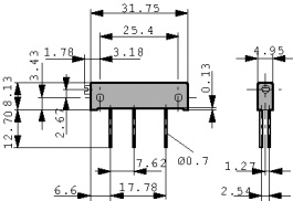 78PR5KLF, Trimmer Potentiometer 5 kOhm 1 W, BI Technologies