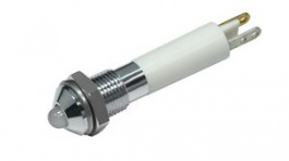 1902035W, LED Indicator, White, 410mcd, 24V, 6mm, IP67, CML INNOVATIVE TECHNOLOGIES