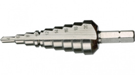 05104672001, Step Drill Bit, Hexagon, 4-6-8-10-12-14-16-18-20 mm, Wera Tools