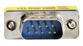 CCGP52811ME, D-Sub Coupler D-Sub 9-Pin Plug - D-Sub 9-Pin Plug Metal, Nedis (HQ)