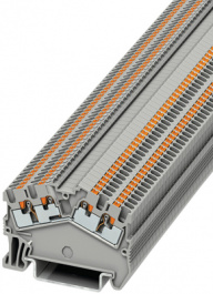 3214615, PTS 1,5/S-QUATTRO terminal block grey 0.14...1.5 mm2, Phoenix Contact