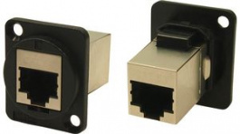 CP30225SMB, Соединитель; FT; Кат:6a; экранированный; 19x24мм; Цвет: черный, Cliff