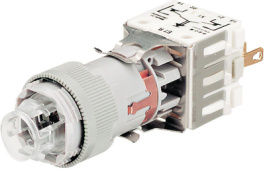 901-.000-00, Illuminated push button 1 make contact + 1 break contact, Swisstac