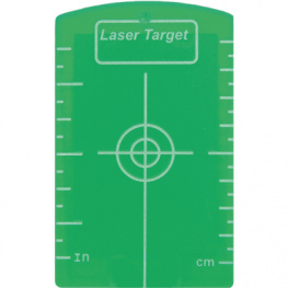 TARGET-PLATE GREEN, Target plate, green, Laserliner