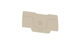 2751080000 [20 шт], End Plate, Beige, 56.9 x 2.1mm, PU=Pack of 20 pieces, Weidmuller