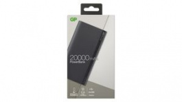 GP DIEM POWERBANK VENUS GREY 20000MAH, Powerbank GP Diem 20Ah Grey, GP Batteries
