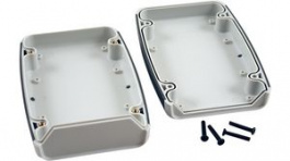 1553WCGY, Soft Sided Handheld Enclosure, 79 x 32 x 117 mm, Grey, ABS, IP65, Hammond