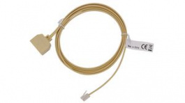 RND 765-00137, Telephone Cable, RJ11 Plug - 2x RJ11 Socket, Flat, 2m, Ivory, RND Connect