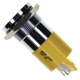 Q22F1CXXY12E, LED Indicator yellow 12 VDC, APEM