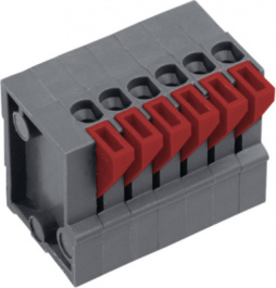 AKZ4791/3KD-2.54-V-BASALT GREY, PCB terminal block 3P2.54 mm, PTR Messtechnik