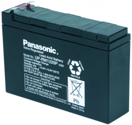 UP-VW1220P1, Lead-Acid Battery, 12 V, Panasonic