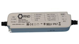 RND 500-00059, LED Driver, Constant Voltage, 40W 1.67A 24V IP67, RND power